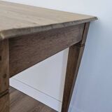 Solid wood farmhouse table