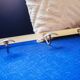 Antique wrought iron coat rack