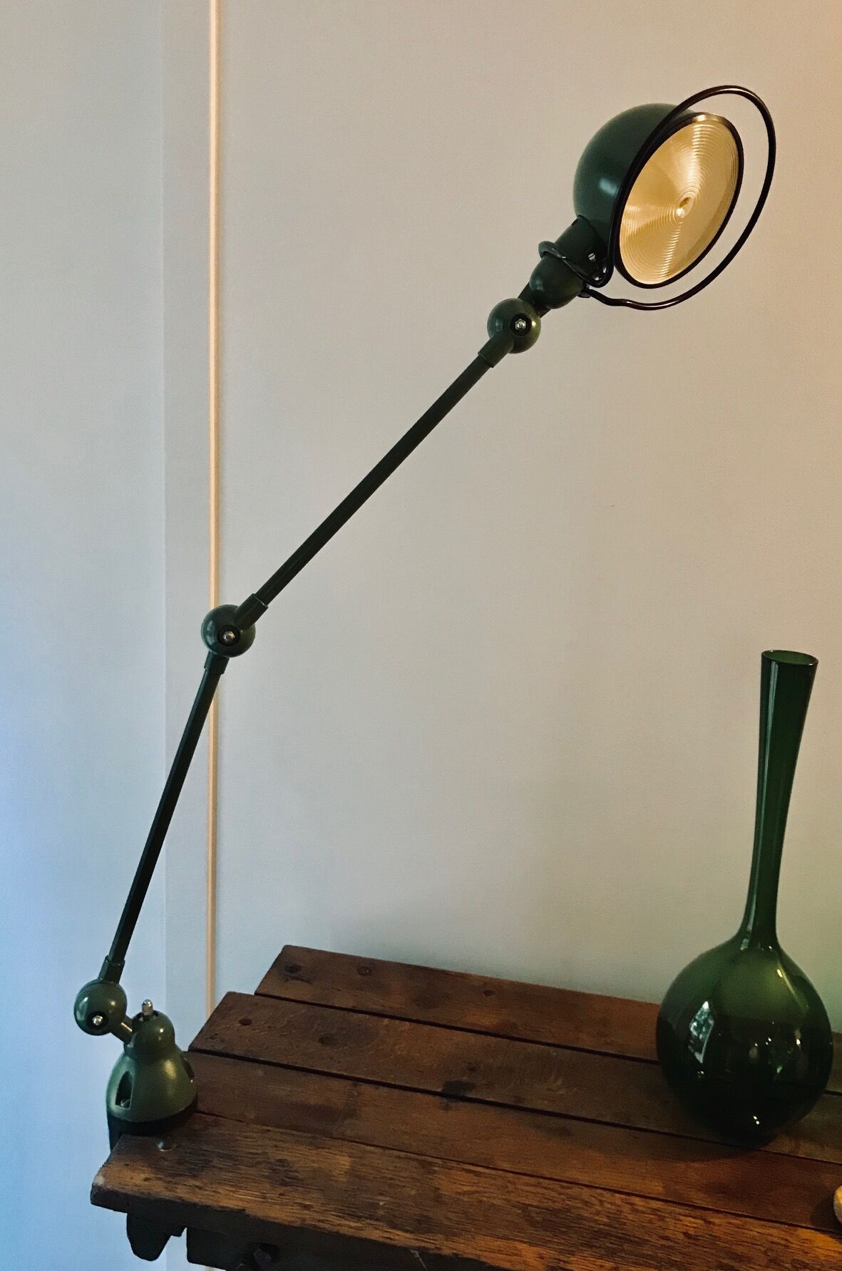 Lampe Jieldé two arms Jean Louis Domecq