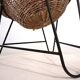 Rattan basket pod lounge chair, 1960