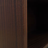 Bibliothèque en acajou, design danois, années 1970, production Omann Jun