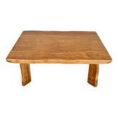 Table basse en orme vintage moderniste