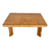 Vintage modernist elm coffee table