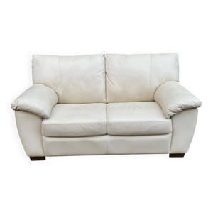 Canapé 2 places scandinave - beige