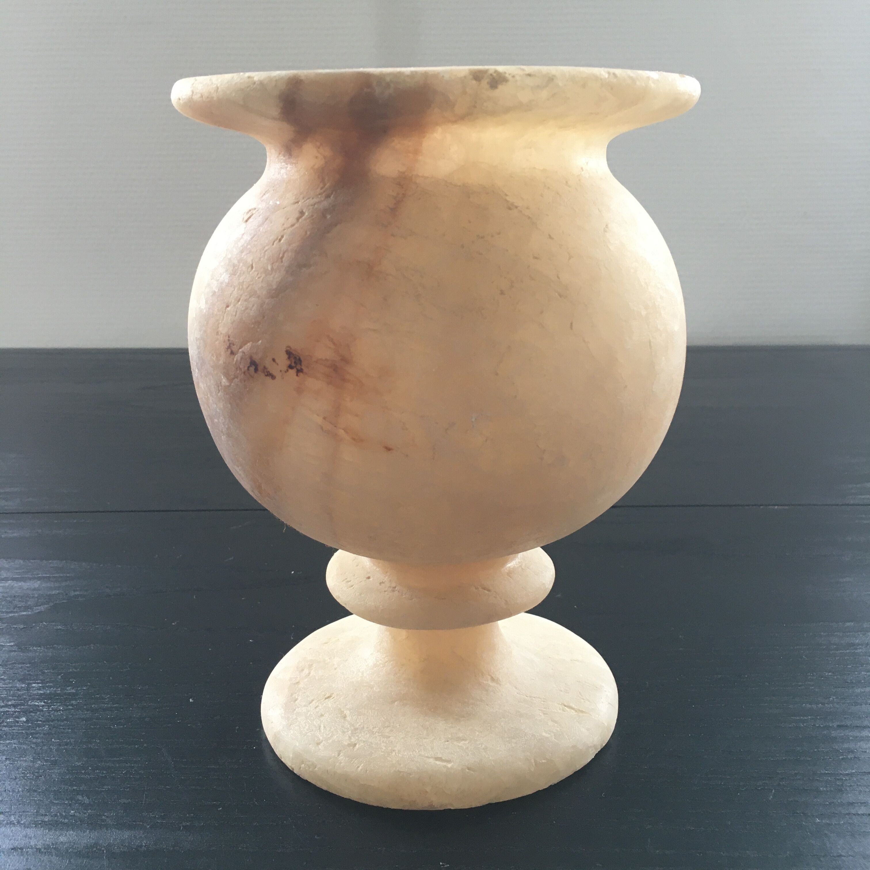 Medici style alabaster vase