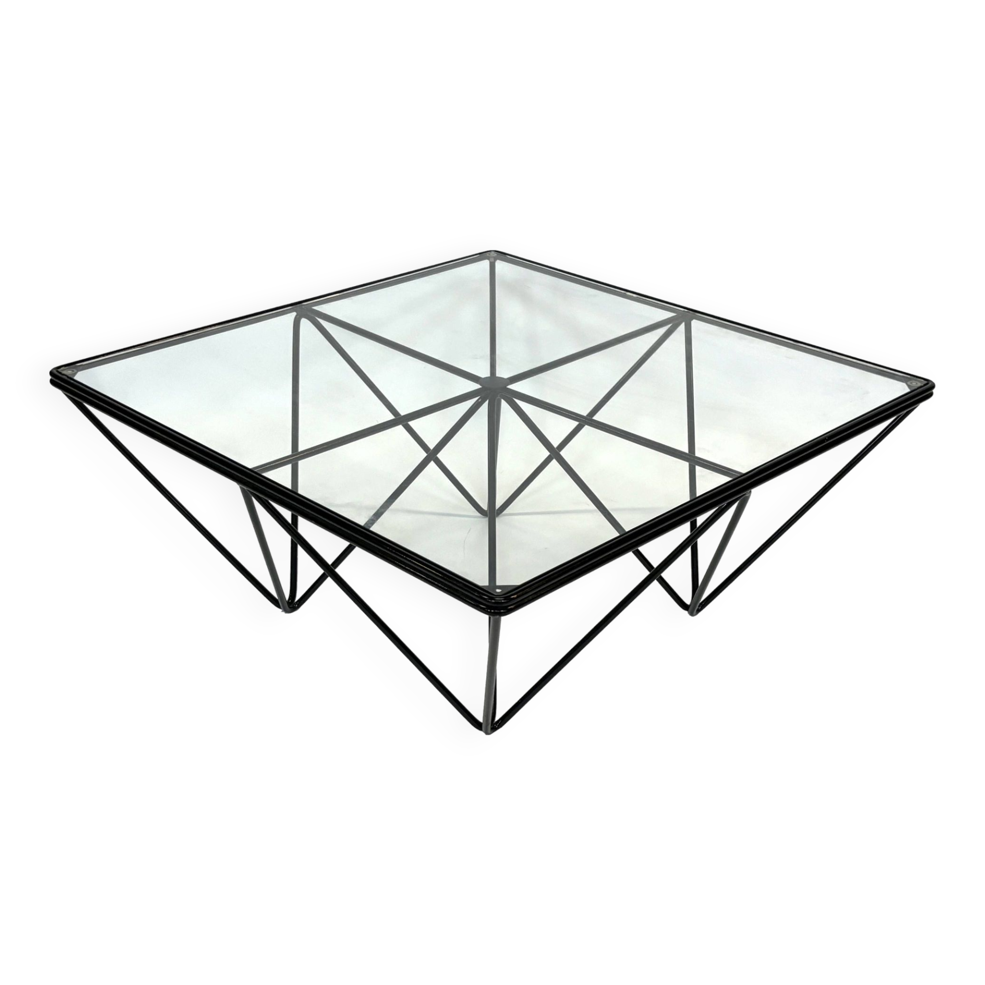 Vintage coffee table steel wire coffee table minimalist design