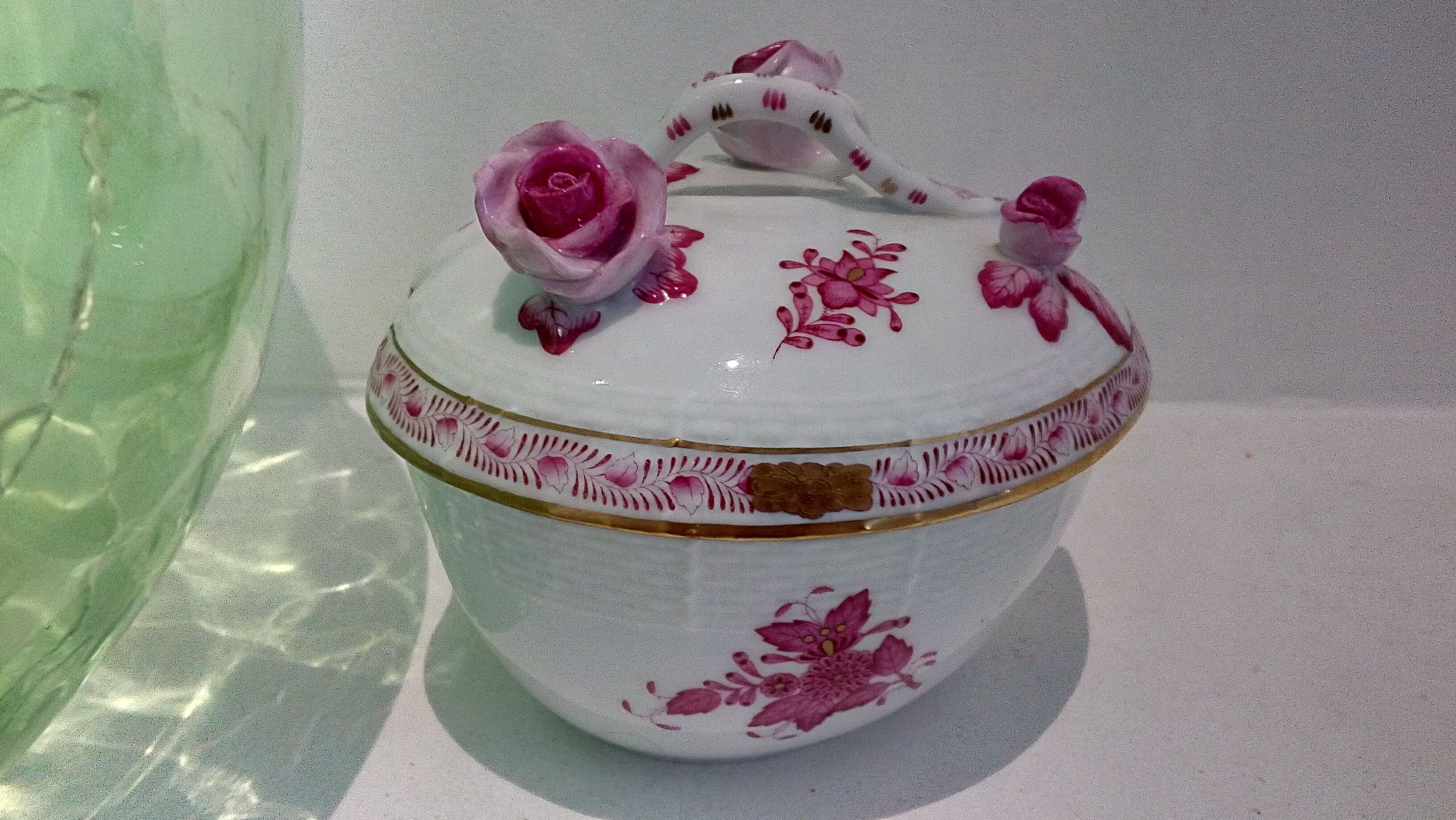 Herend porcelain jewelry box