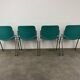 4 chaises DSC 106 vertes par Giancarlo Piretti pour Castelli 1970