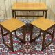 English teak folding nesting table from the 70s