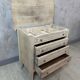 Small sanded chest of drawers