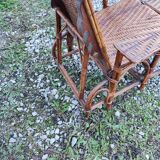Chaise longue rotin 1900