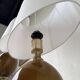 Pair of Philippe Barbier table lamps from the 70s