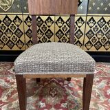 Set of 6 Art Deco chairs - 1950 in mahogany
