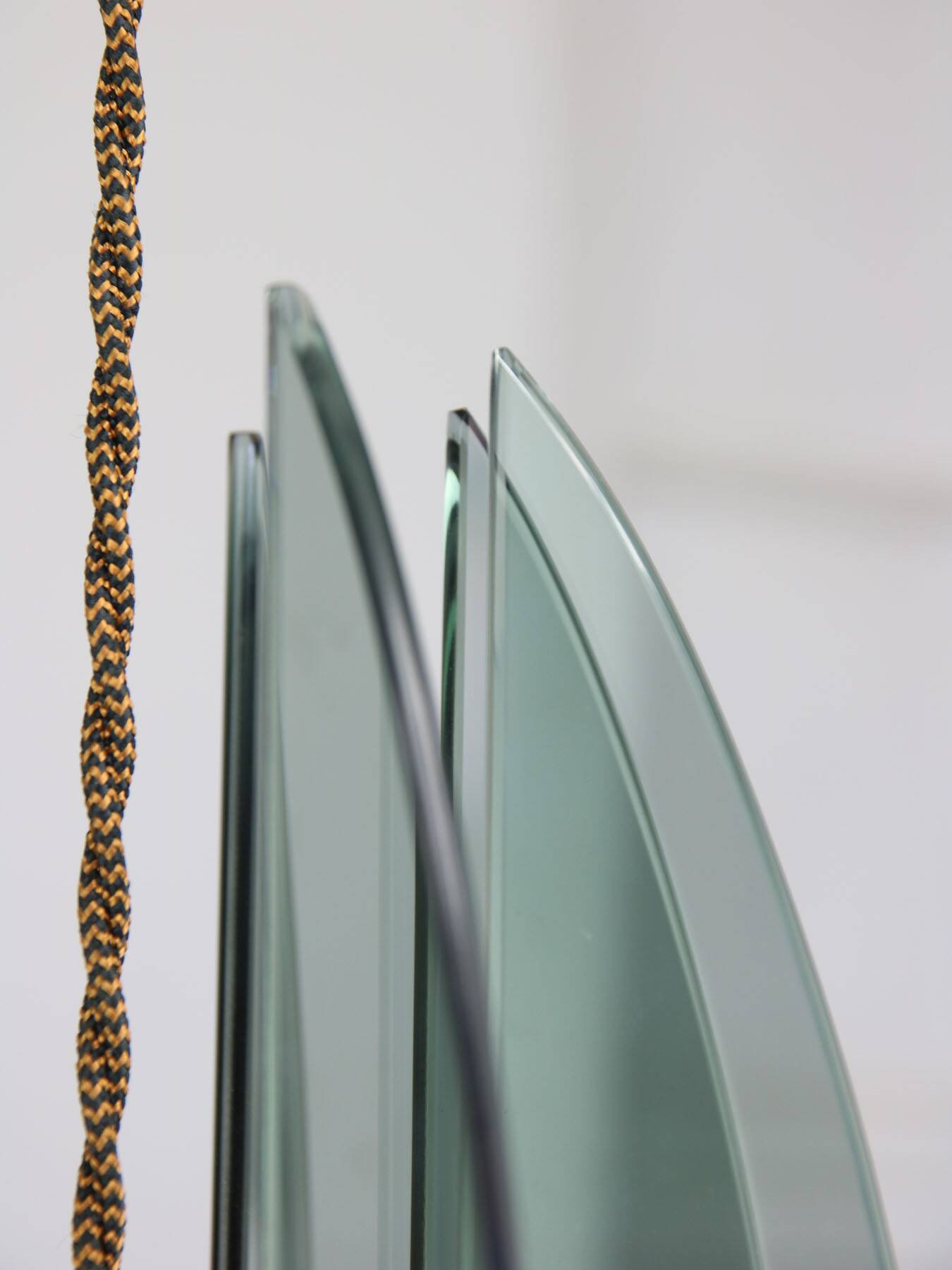 Italian Plexiglass Pendant Lamp, 1970s