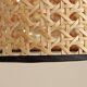 Handcrafted woven bamboo pendant light