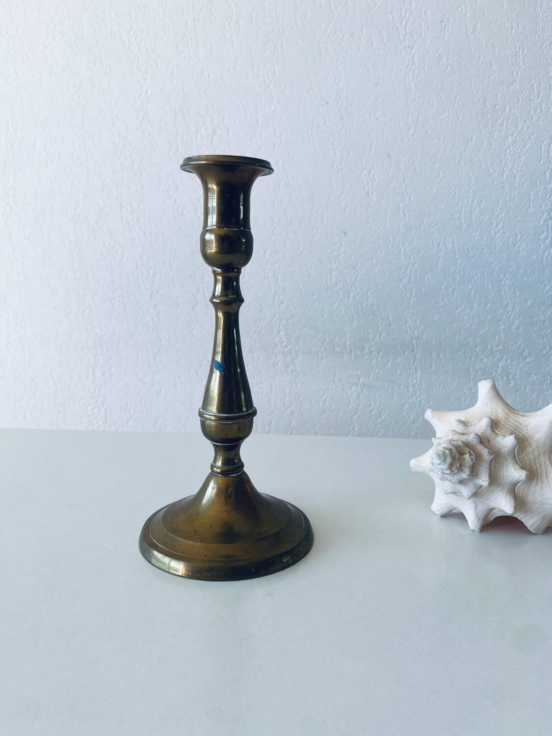 Classic brass candle holder
