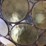 Vintage glass ball pendant light