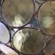 Suspension boule verre vintage