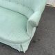 Vintage Celadon Velvet Sofa
