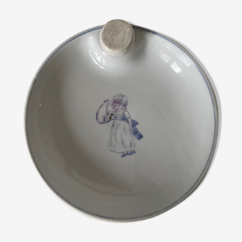 Assiette ancienne pour bébé