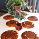 Sarreguemines asparagus set 1970
