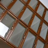 Vintage oak haberdashery shop furniture, Netherlands, 1930s