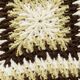 Vintage 70s crochet cushion