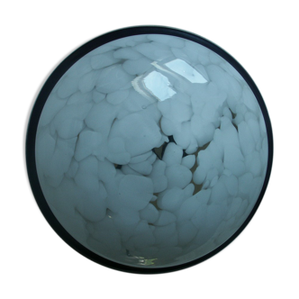 Ceiling light aluminium and glass depoli