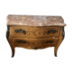 Commode style Louis XV - marqueterie de bois de rose