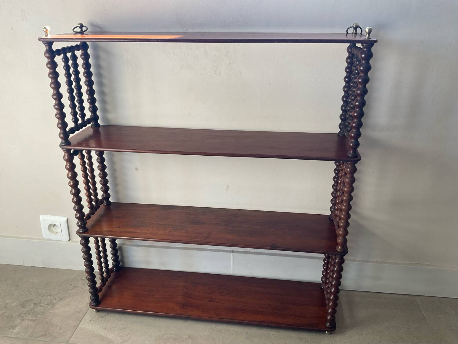Mahogany wall shelf to hang