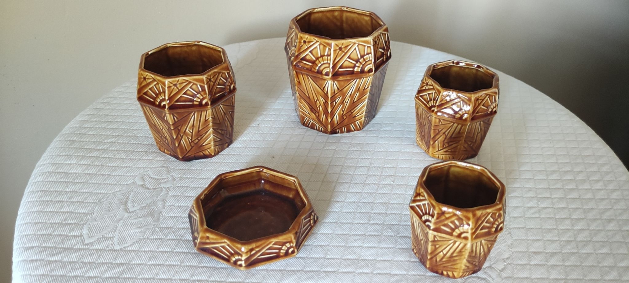Former earthenware tobacco set of Onnaing