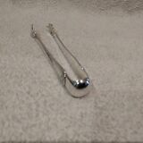 Silver-plated metal sugar tongs, Ercuis silversmith, Louis XV model, 29