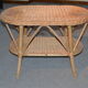 Table basse en rotin