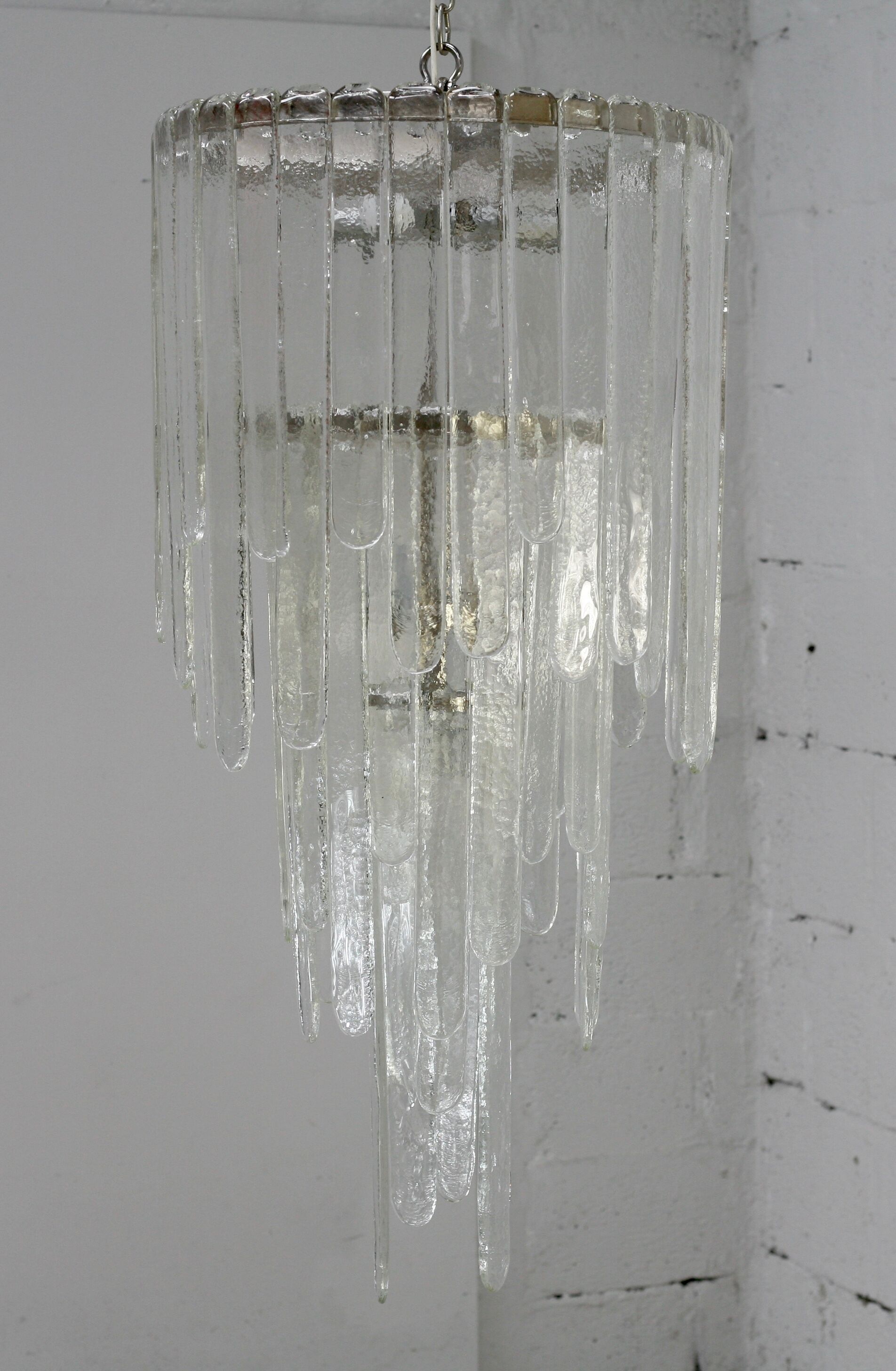 Chandelier by Carlo Nason, edited by Mazzega, Murano, Italy, circa 1970
