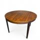 Scandinavian extendable table in rosewood from the 1960s.
