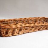 Long rattan basket