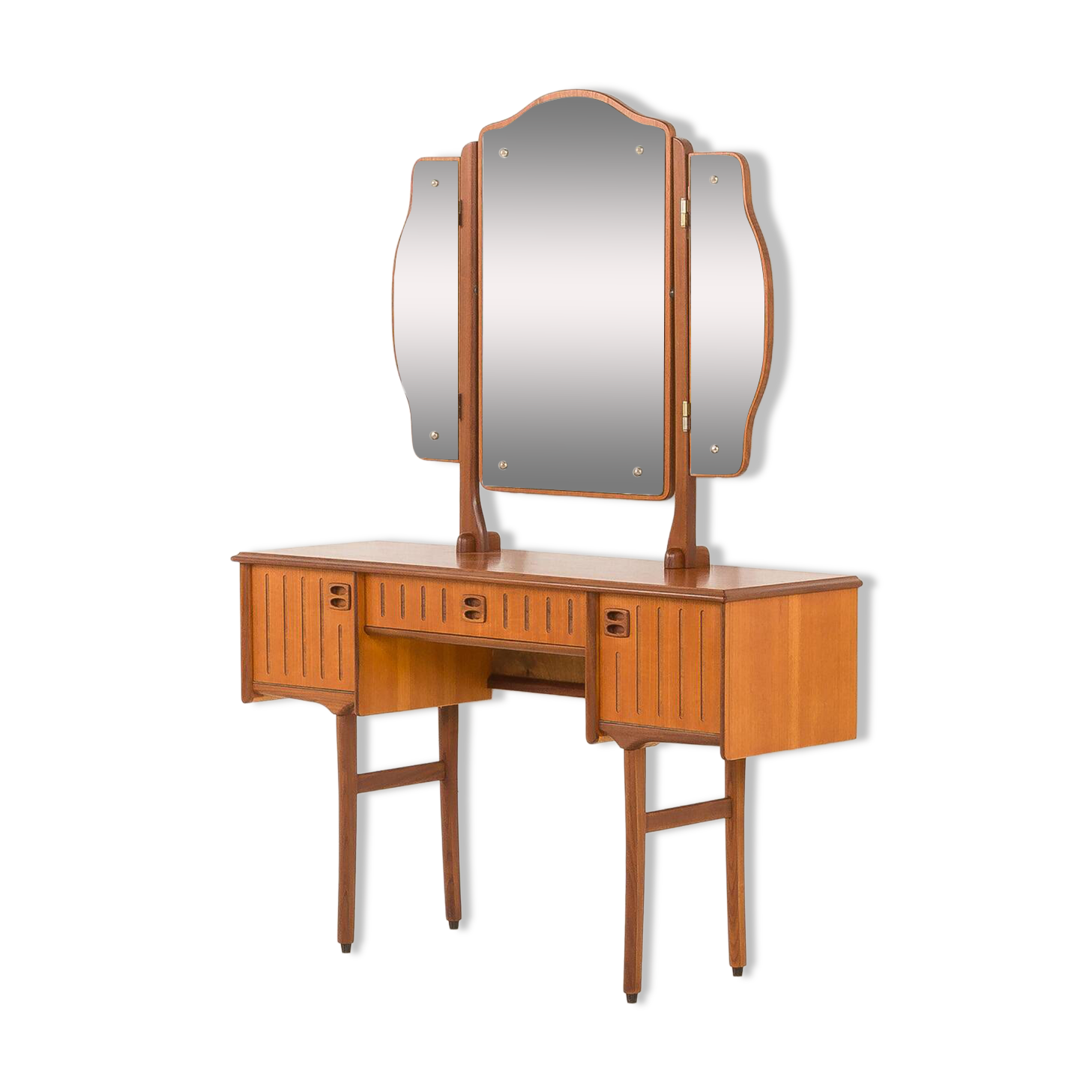 Scandinavian mid-century teak dressing table in teak, Norway, 1970s