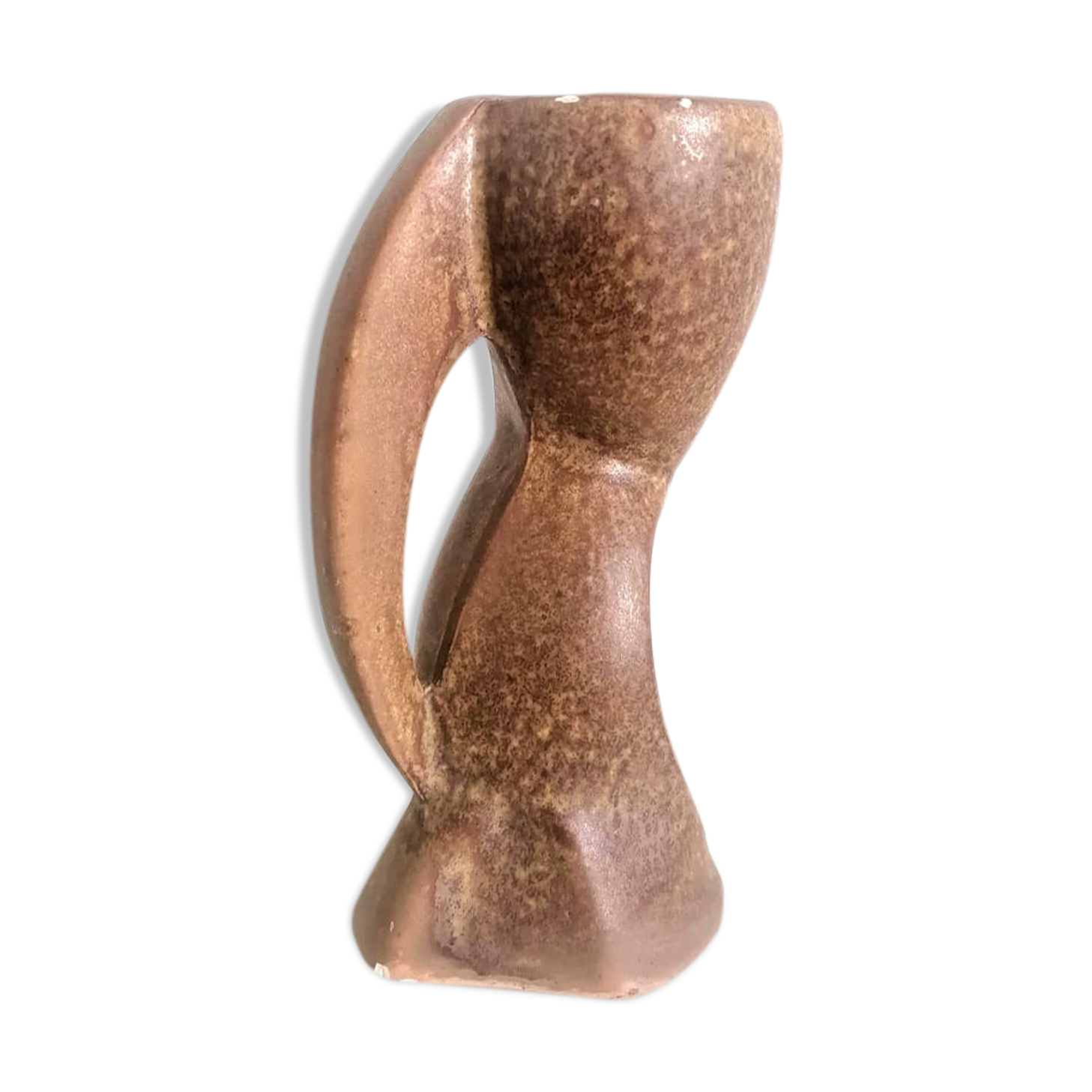 Futuristic ceramic coquetier Vallauris