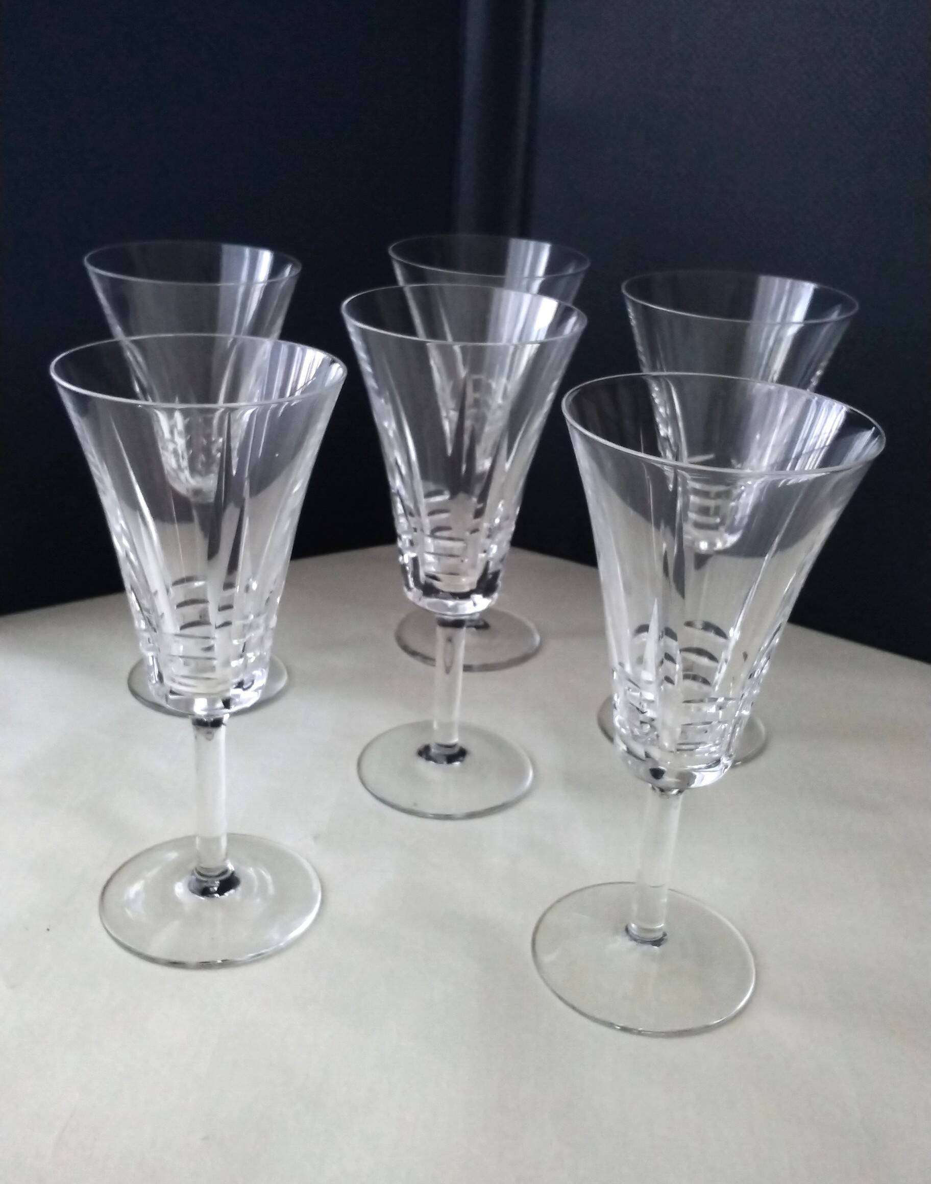 6 crystal wine glasses Villeroy Boch Model Concorde