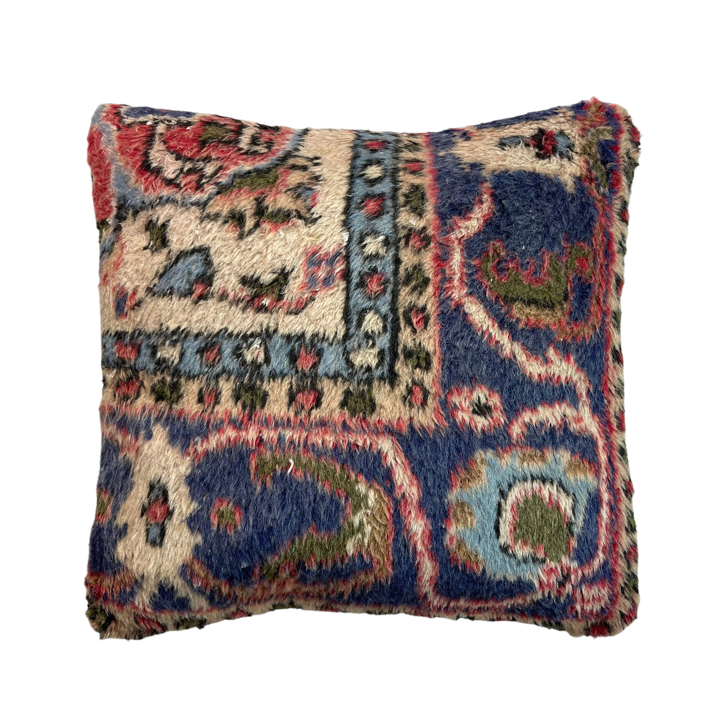 Vintage Turkish Rug Cushion Cover , 45 x 45 cm