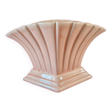 Pink art deco vase