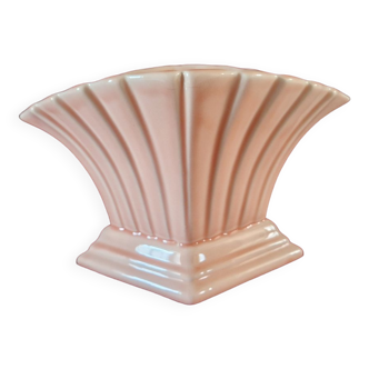 Pink art deco vase