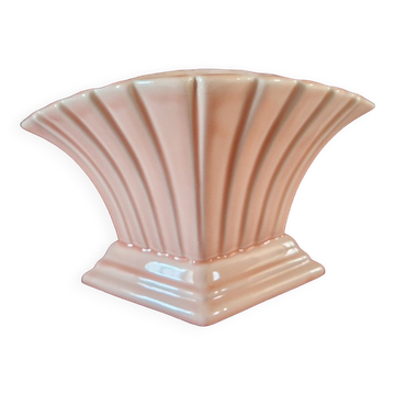 Vase rose art déco