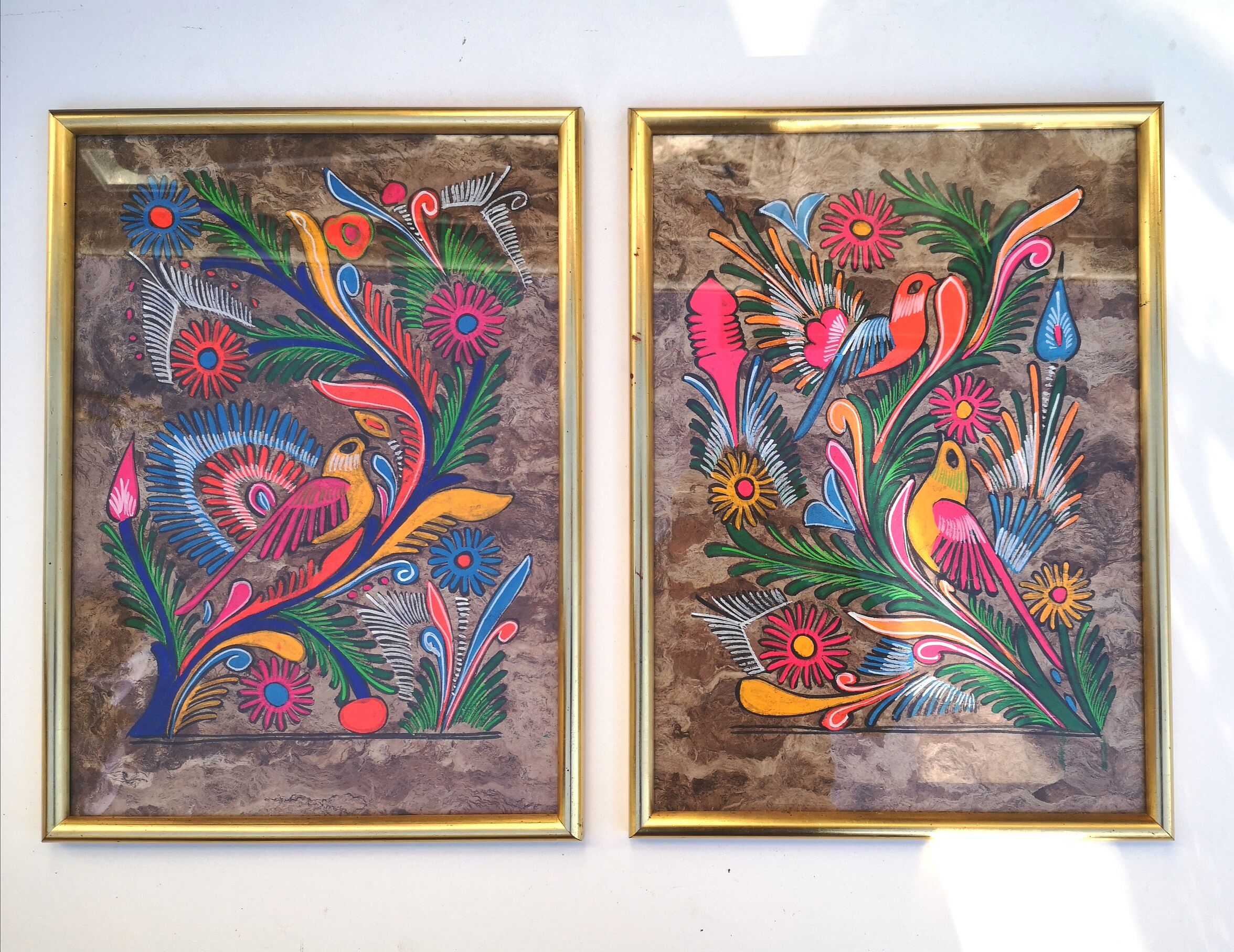 Vintage Mexican painting