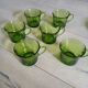 6 antique Duralex coffee cups