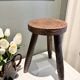 Brutalist tripod stool cottage farmhouse