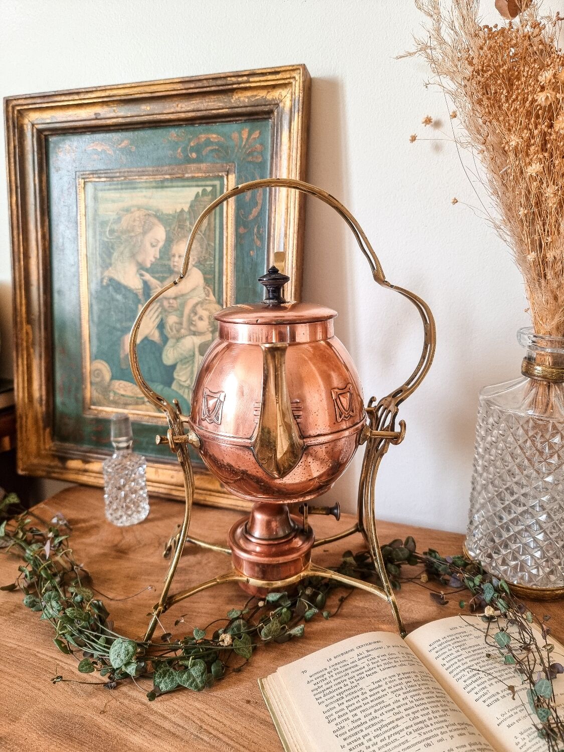 Copper and brass samovar, early 20th century
