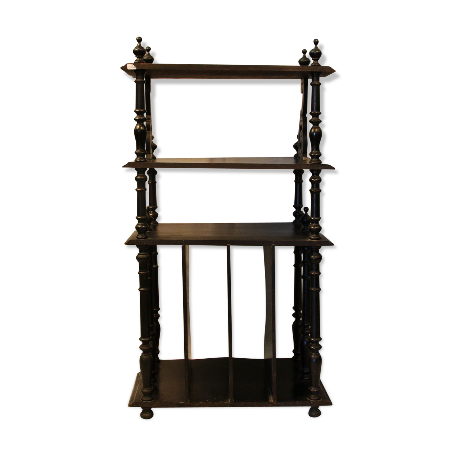Music time blackened wooden locker Napoleon III