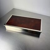 Faux tortoise shell & chromed Dior vanity box, Italy, 1970s