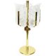 Lamp by Carl Fagerlund for Orrefors, Murano glass leaves, 1960s.